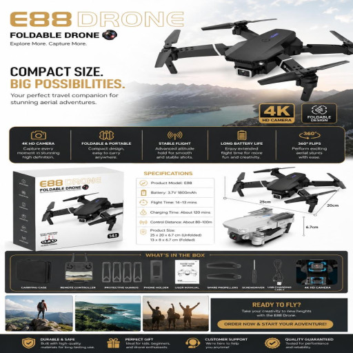 E88 PRO MAX DRONE