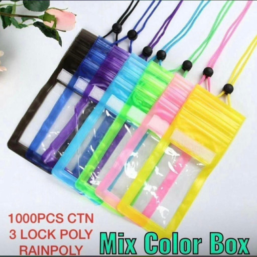 MIX COLOUR RAIN POLY 3 LOCK