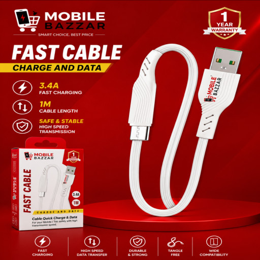 MB 3.4  A CTYPE  FAST CABEL (1YEAR WORANTY )