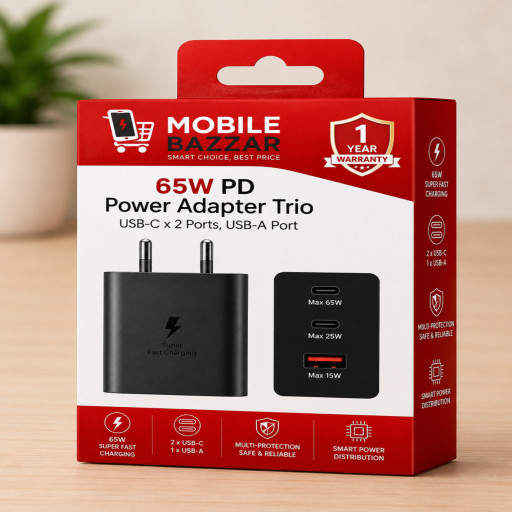 MB 65W PD ADAPTER (1YEAR WIRANTY )