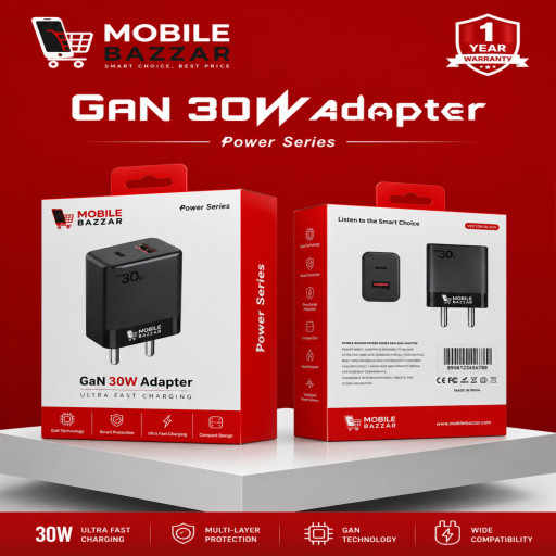 MB GEN 30W SUPER FAST ADAPTER (1YEAR WORANTY)
